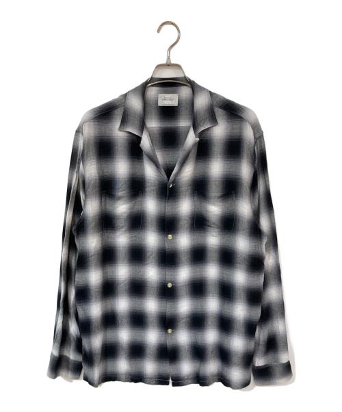 PENNEYS（ペニーズ）penneys (ペニーズ) オンブレチェックシャツ ブラック サイズ:LARGEの古着・服飾アイテム