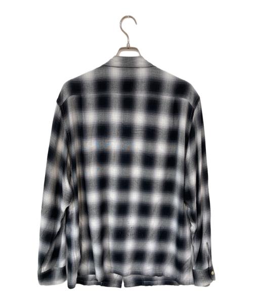 PENNEYS（ペニーズ）penneys (ペニーズ) オンブレチェックシャツ ブラック サイズ:LARGEの古着・服飾アイテム