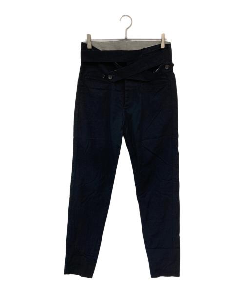 Yohji Yamamoto pour homme（ヨウジヤマモト プールオム）Yohji Yamamoto pour homme (ヨウジヤマモト プールオム) センターボタンパンツ ブラック サイズ:Sの古着・服飾アイテム