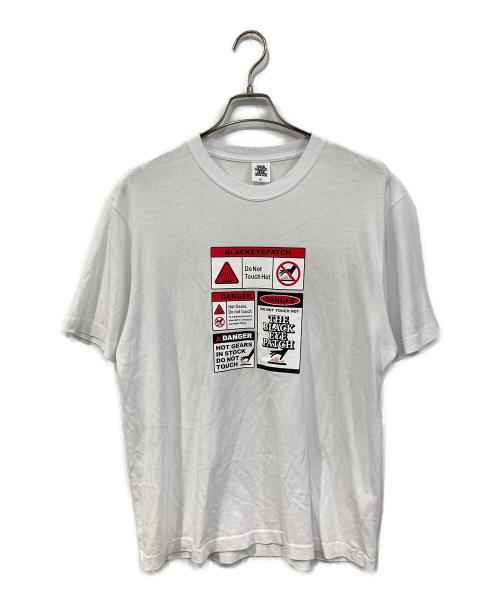 BlackEyePatch（ブラックアイパッチ）BlackEyePatch (ブラックアイパッチ) プリントTシャツ ホワイト サイズ:SIZE Mの古着・服飾アイテム