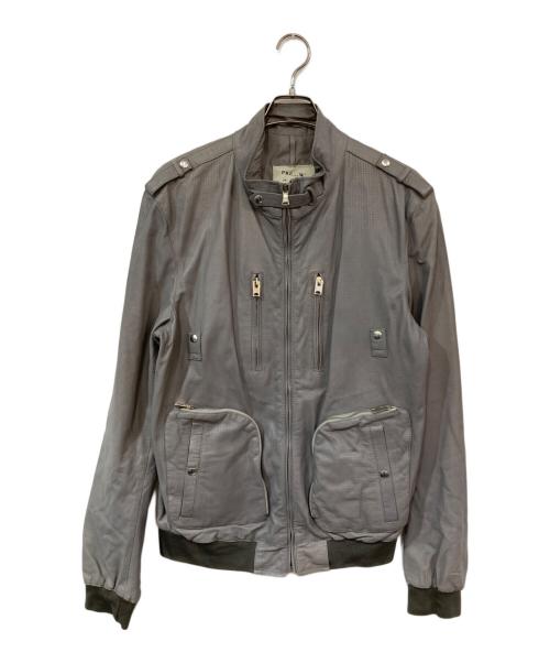 PRE...W milano（-）PRE...W milano (-) レザージャケット グレー サイズ:不明の古着・服飾アイテム