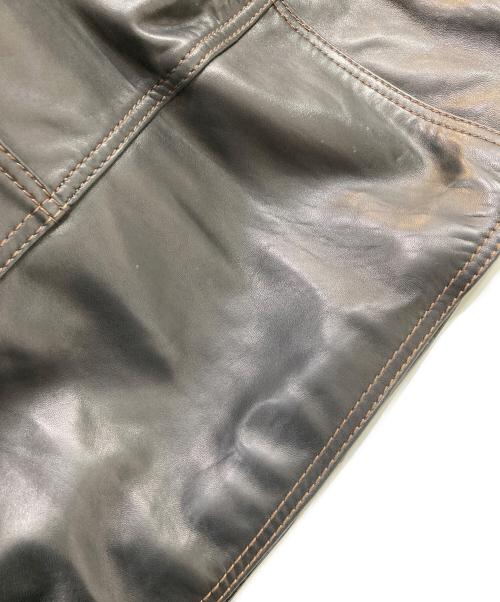 MARC NEW YORK（マークニューヨーク）marc new york (マークニューヨーク) レザージャケット ダークブラウン サイズ:Lの古着・服飾アイテム