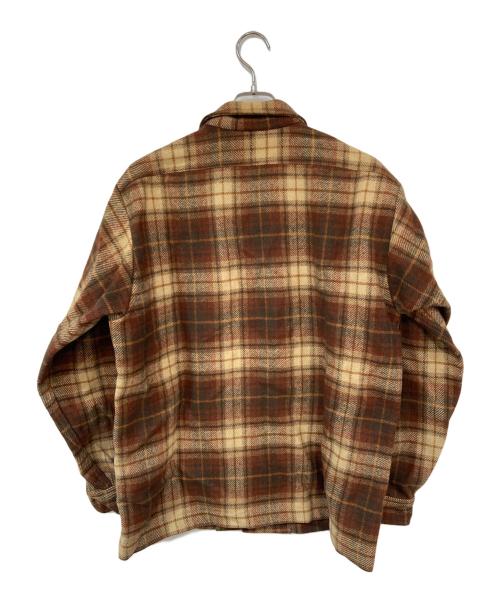 PENDLETON（ペンドルトン）PENDLETON (ペンドルトン) チェックジャケット ブラウン サイズ:Lの古着・服飾アイテム