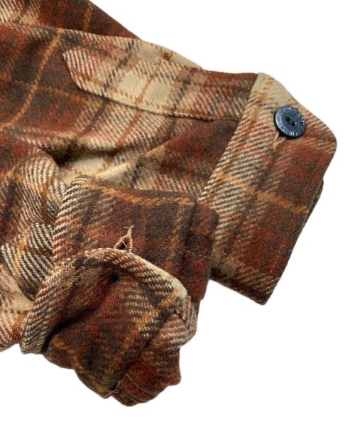 PENDLETON（ペンドルトン）PENDLETON (ペンドルトン) チェックジャケット ブラウン サイズ:Lの古着・服飾アイテム