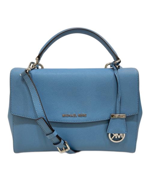 MICHAEL KORS（マイケル・コース）MICHAEL KORS (マイケル・コース) 2WAYショルダーバッグ ブルーの古着・服飾アイテム