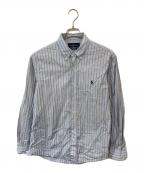 RALPH LAURENラルフローレン）の古着「ストライプシャツ」｜スカイブルー