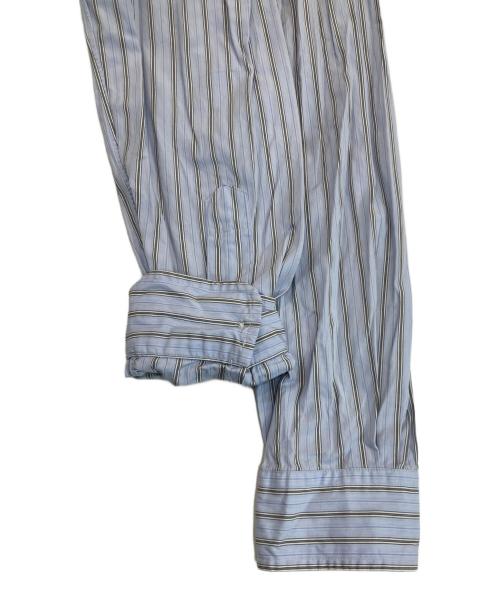 RALPH LAUREN（ラルフローレン）RALPH LAUREN (ラルフローレン) ストライプシャツ スカイブルー サイズ:SIZE Lの古着・服飾アイテム