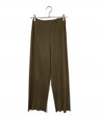 PLEATS PLEASEプリーツプリーズ）の古着「プリーツパンツ」｜ベージュ