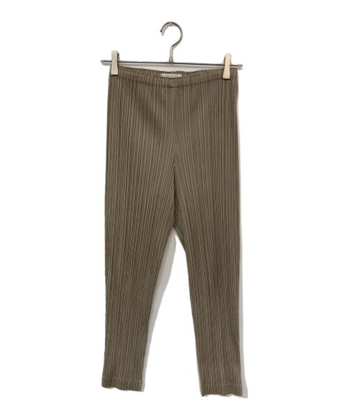 PLEATS PLEASE（プリーツプリーズ）PLEATS PLEASE (プリーツプリーズ) プリーツパンツ ベージュ サイズ:SIZE 4の古着・服飾アイテム