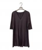 PLEATS PLEASEプリーツプリーズ）の古着「プリーツワンピース」｜パープル