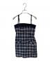 BURBERRY BLUE LABEL（バーバリー ブルー レーベル）の古着「ﾁｪｯｸキャミソールワンピース」｜ネイビー