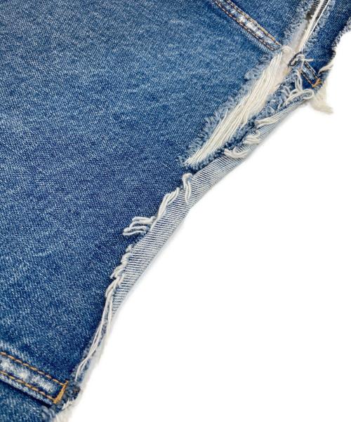 PERVERZE（パーバーズ）PERVERZE (パーバーズ) ダメージ加工ショート丈デニムジャケット インディゴ サイズ:SIZE Freeの古着・服飾アイテム