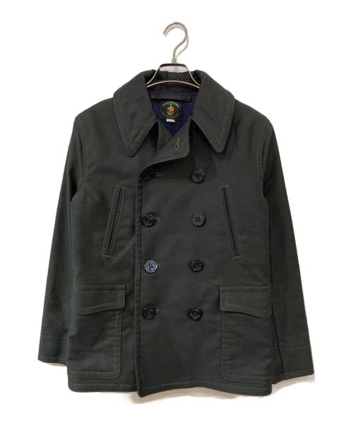 TOYS MCCOY（トイズマッコイ）TOYS MCCOY (トイズマッコイ) U.S.NAVY PEACOAT COMAMERCIAL GROSGRAIN/U.S.ネイビーPコートコマーシャルグログラン ブラック サイズ:SIZE 34の古着・服飾アイテム