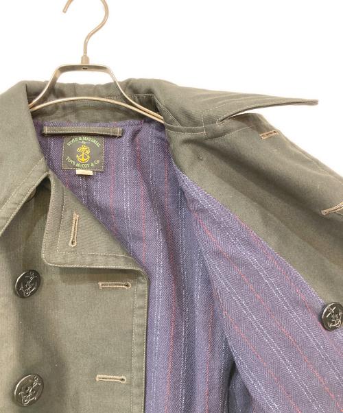 TOYS MCCOY（トイズマッコイ）TOYS MCCOY (トイズマッコイ) U.S.NAVY PEACOAT COMAMERCIAL GROSGRAIN/U.S.ネイビーPコートコマーシャルグログラン ブラック サイズ:SIZE 34の古着・服飾アイテム