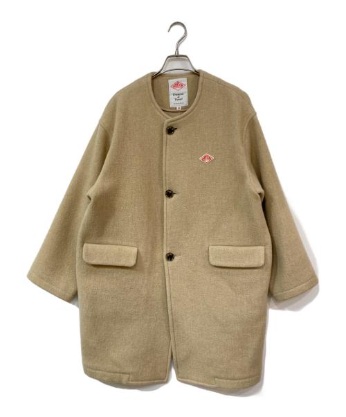DANTON（ダントン）DANTON (ダントン) ノーカラーコート ベージュ サイズ:SIZE 36の古着・服飾アイテム