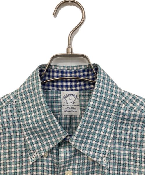 BROOKS BROTHERS（ブルックスブラザーズ）BROOKS BROTHERS (ブルックスブラザーズ) チェックシャツ グリーン サイズ:SIZE Mの古着・服飾アイテム