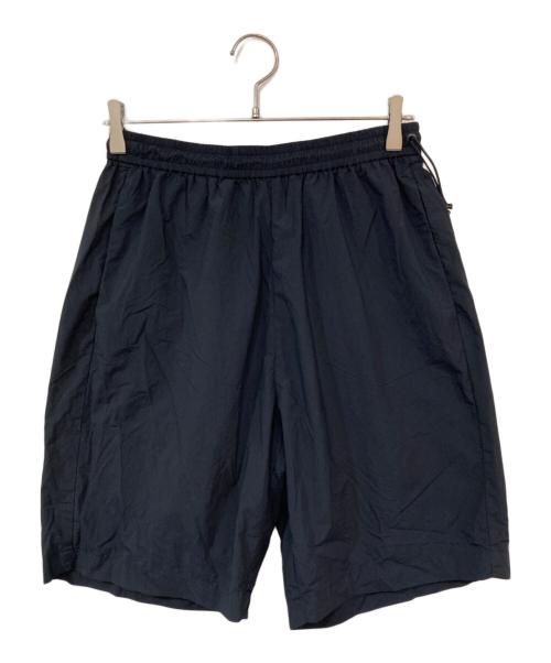 ATON（エイトン）ATON (エイトン) TRAVEL NYLON WIDE EASY SHORTS/トラベルナイロンワイドイージーショーツ ブラック サイズ:SIZE 02の古着・服飾アイテム