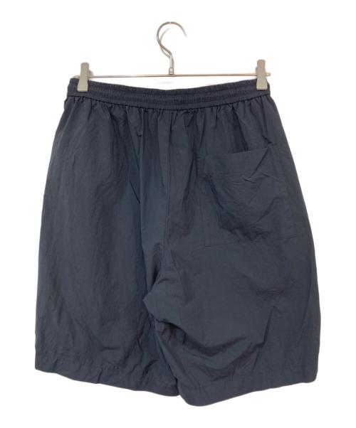 ATON（エイトン）ATON (エイトン) TRAVEL NYLON WIDE EASY SHORTS/トラベルナイロンワイドイージーショーツ ブラック サイズ:SIZE 02の古着・服飾アイテム