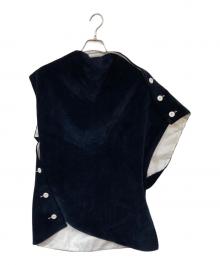 Omar Afridi（オマールアフリディ）の古着「コーデュロイ変型ベスト」｜ネイビー