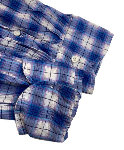 LUIGI BORRELLI（ルイジボレッリ）LUIGI BORRELLI (ルイジボレッリ) チェックシャツ ブルー サイズ:17の古着・服飾アイテム