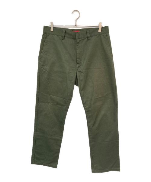 SUPREME（シュプリーム）SUPREME (シュプリーム) ワークパンツ グリーン サイズ:SIZE 34の古着・服飾アイテム