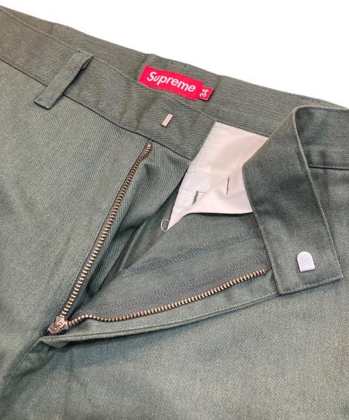 SUPREME（シュプリーム）SUPREME (シュプリーム) ワークパンツ グリーン サイズ:SIZE 34の古着・服飾アイテム