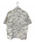 BAPE BY A BATHING APE (ベイプバイアベイシングエイプ) 迷彩ミリタリーシャツ ホワイト サイズ:SIZE L：7000円
