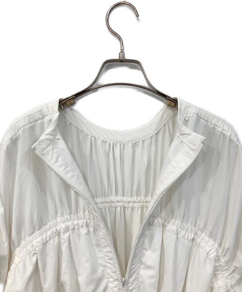 emmi（エミ）emmi (エミ) ギャザーディティールワンピース ホワイト サイズ:SIZE 1の古着・服飾アイテム