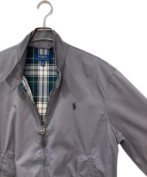 POLO RALPH LAUREN（ポロ・ラルフローレン）POLO RALPH LAUREN (ポロ・ラルフローレン) ジップアップブルゾン グレー サイズ:Lの古着・服飾アイテム