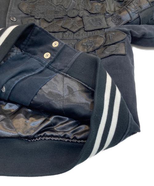 SUPREME（シュプリーム）Supreme (シュプリーム) New Era (ニューエラ) MLB (エムエルビー) Varsity Jacket ブラック サイズ:Sの古着・服飾アイテム
