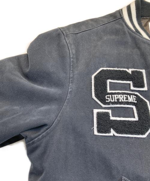 SUPREME（シュプリーム）Supreme (シュプリーム) New Era (ニューエラ) MLB (エムエルビー) Varsity Jacket ブラック サイズ:Sの古着・服飾アイテム