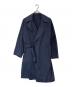 COMOLI（コモリ）の古着「TYPEWRITER TIELOCKEN COAT/タイプライタータイロッケンコート」｜ネイビー