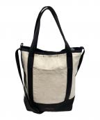 BRIEFINGブリーフィング）の古着「キャンバストートバッグ」｜ホワイト