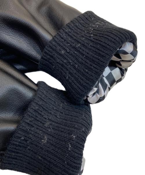 FAT（エフエーティー）FAT (エフエーティー) レザースタジャン ブラック サイズ:不明の古着・服飾アイテム