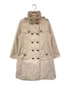BURBERRY LONDONバーバリーロンドン）の古着「裏ノヴァチェック 中綿トレンチコート」｜ベージュ