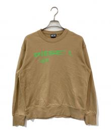 DIESEL（ディーゼル）の古着「ロゴスウェット」｜ブラウン