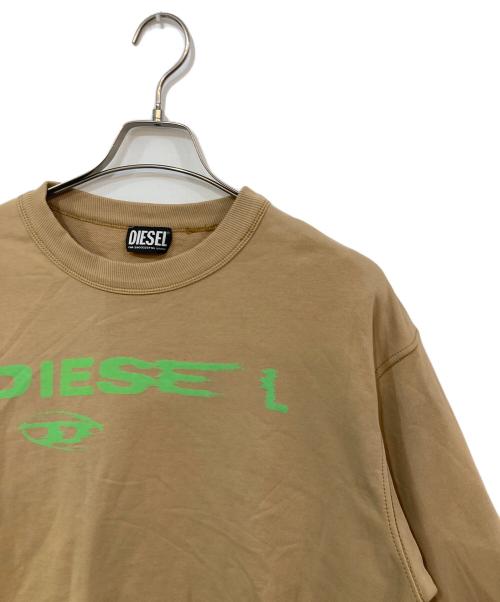 DIESEL（ディーゼル）DIESEL (ディーゼル) ロゴスウェット ブラウン サイズ:Sの古着・服飾アイテム