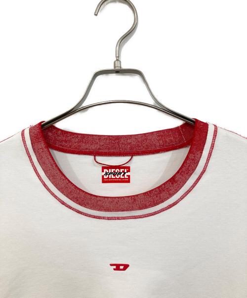 DIESEL SPORT（ディーゼルスポーツ）DIESEL sport (ディーゼルスポーツ) ロゴカットソー ホワイト サイズ:SIZE Sの古着・服飾アイテム