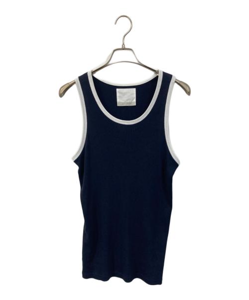RE-PURPOSE（リパーパス）RE-PURPOSE (リパーパス) コットンタンクトップ ネイビー サイズ:SIZE Lの古着・服飾アイテム