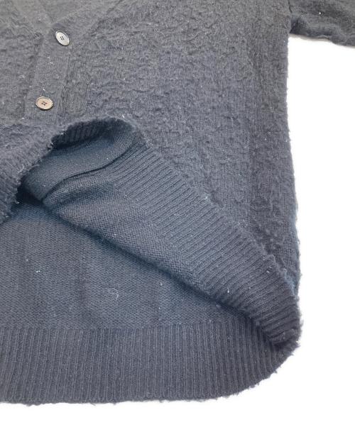 AURALEE（オーラリー）AURALEE (オーラリー) BRUSHED WOOL CASHMERE SILK KNIT CARDIGAN ブラック サイズ:4の古着・服飾アイテム