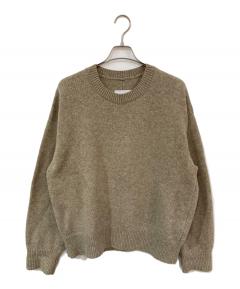 中古・古着通販】nanamica (ナナミカ) 7G Crew Neck Sweater ベージュ