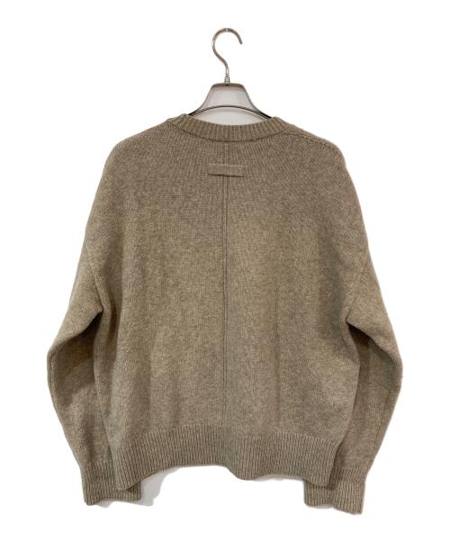 stein（シュタイン）stein (シュタイン) EX FINE LAMBS CREW NECK KNIT ベージュ サイズ:Sの古着・服飾アイテム