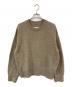 stein（シュタイン）の古着「EX FINE LAMBS CREW NECK KNIT」｜ベージュ