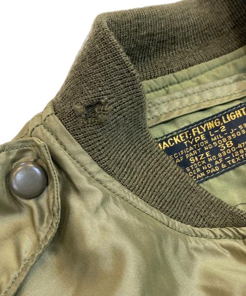 THE RIAL McCOYS（ザ・リアルマッコイズ）THE RIAL McCOYS (ザ・リアルマッコイズ) L-2 フライトジャケット カーキ サイズ:38の古着・服飾アイテム