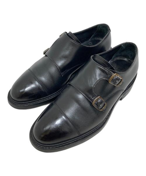 JOSEPH CHEANEY（ジョセフチーニー）JOSEPH CHEANEY (ジョセフチーニー) ダブルモンクストラップシューズ ブラック サイズ:SIZE 6の古着・服飾アイテム