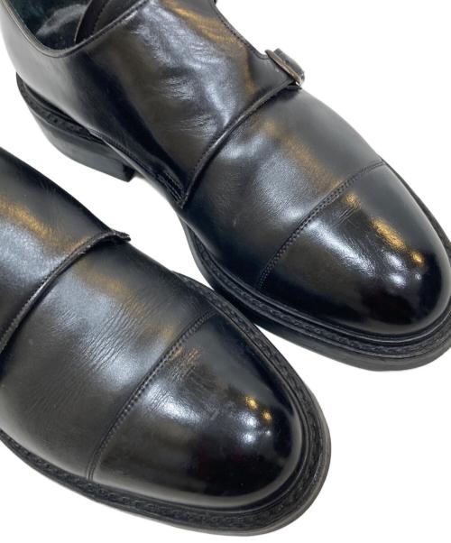 JOSEPH CHEANEY（ジョセフチーニー）JOSEPH CHEANEY (ジョセフチーニー) ダブルモンクストラップシューズ ブラック サイズ:SIZE 6の古着・服飾アイテム