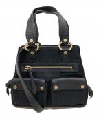 BVLGARIブルガリ）の古着「ABELEL 2WAYショルダーバッグ」｜ブラック