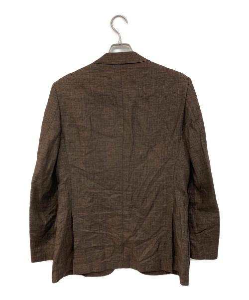 UNIVERSAL LANGUAGE（ユニバーサルランゲージ）UNIVERSAL LANGUAGE (ユニバーサルランゲージ) 2Bジャケット ブラウン サイズ:不明の古着・服飾アイテム