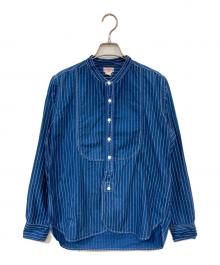 THE REAL McCOY'S（ザ・リアルマッコイズ）の古着「ウォバッシュ バンドカラーシャツ」｜インディゴ