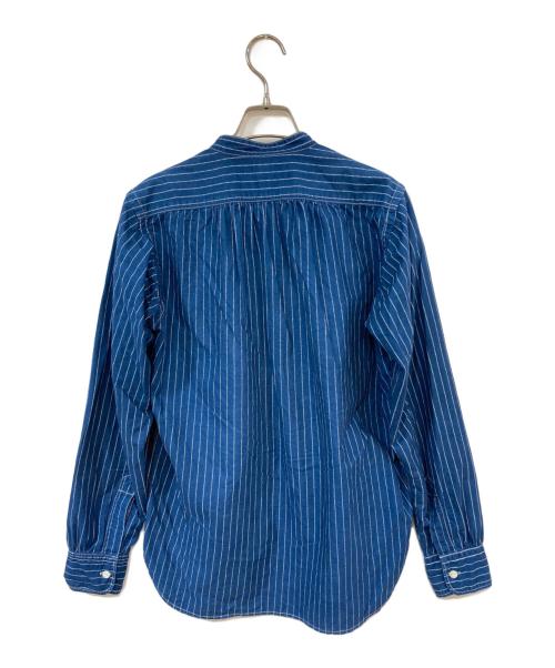 THE REAL McCOY'S（ザ・リアルマッコイズ）THE REAL McCOY'S (ザ・リアルマッコイズ) ウォバッシュ バンドカラーシャツ インディゴ サイズ:14の古着・服飾アイテム